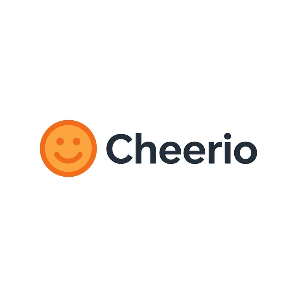 Cheerio 로고 견본