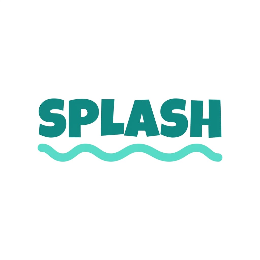 SPLASH 로고 견본