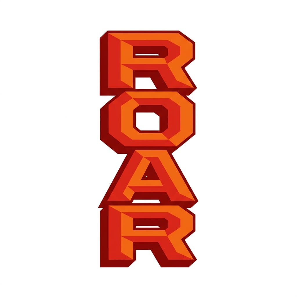 ROAR 로고 견본