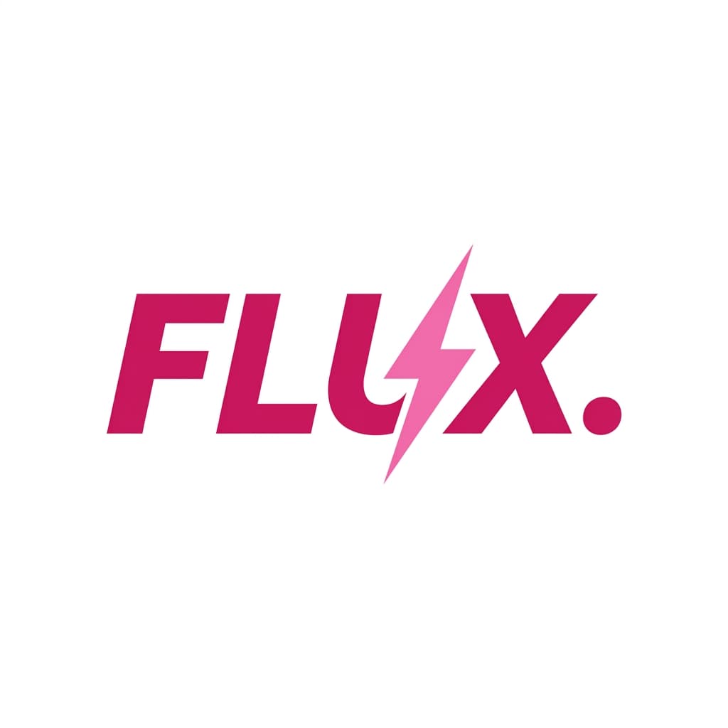 FLUX. 로고 견본