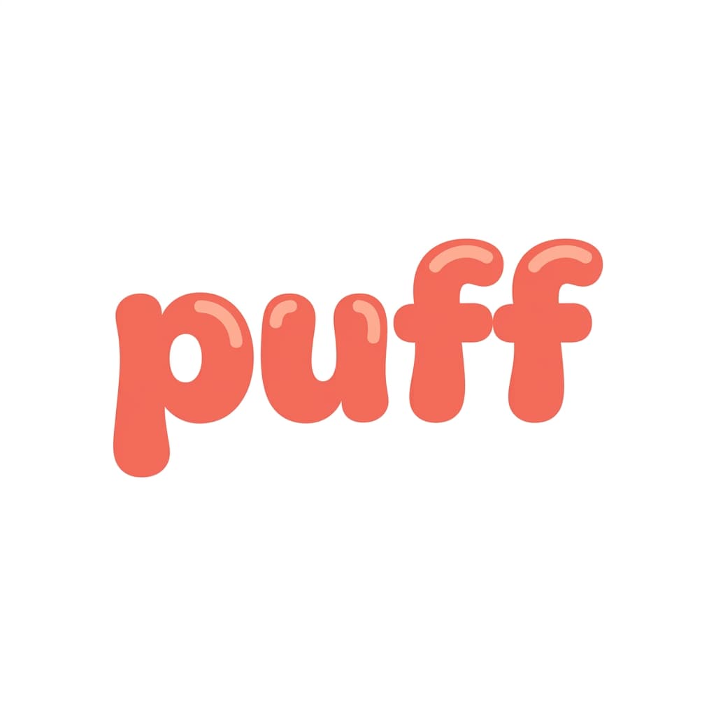 puff 로고 견본