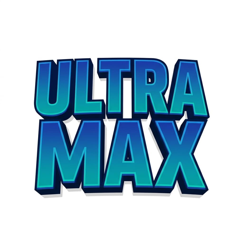 ULTRA MAX 로고 견본