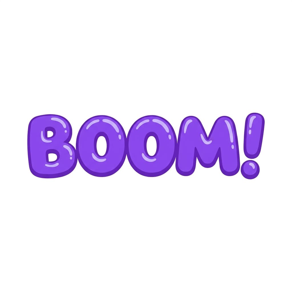 BOOM! 로고 견본