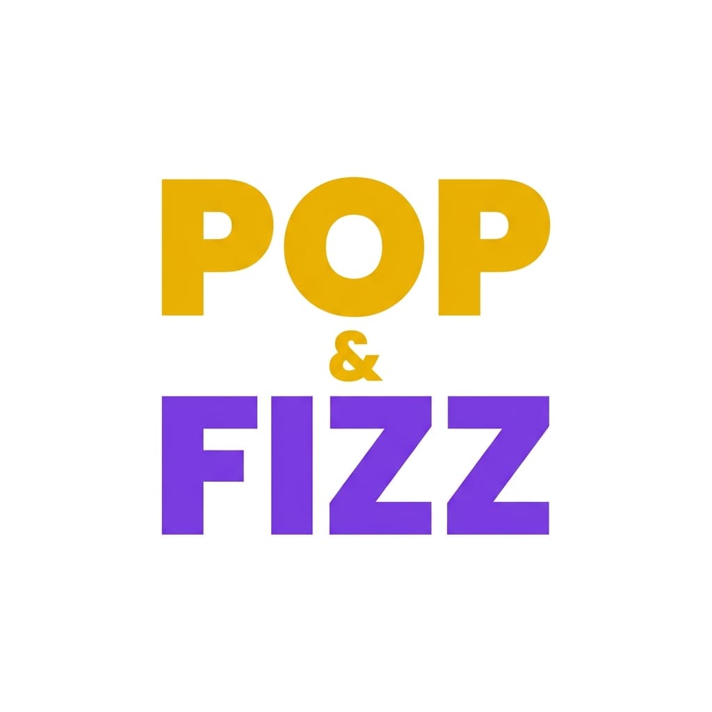 POP & FIZZ 로고 견본