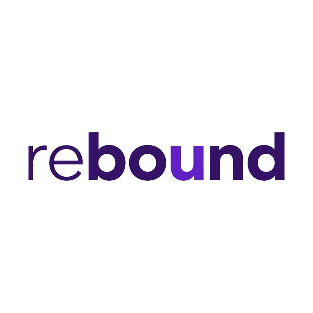 rebound 로고 견본