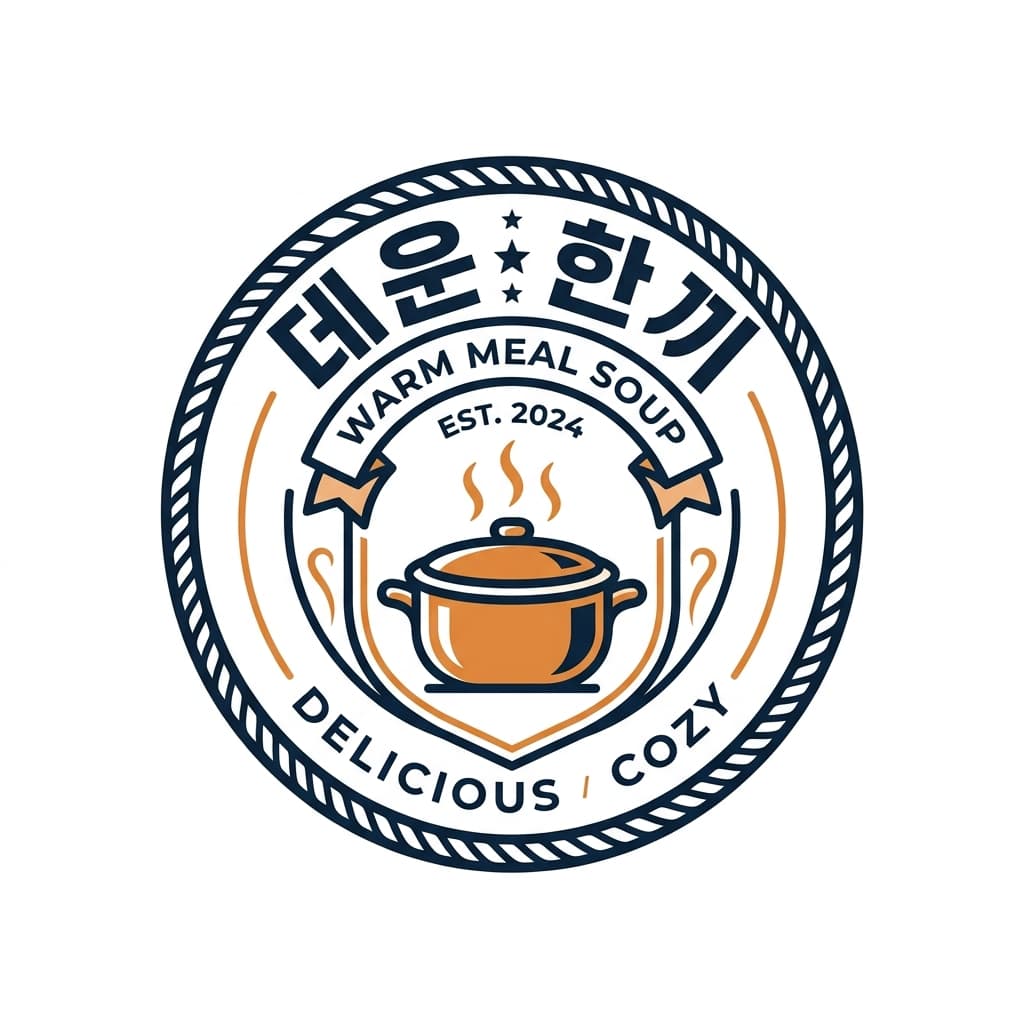 데운한끼 로고 견본