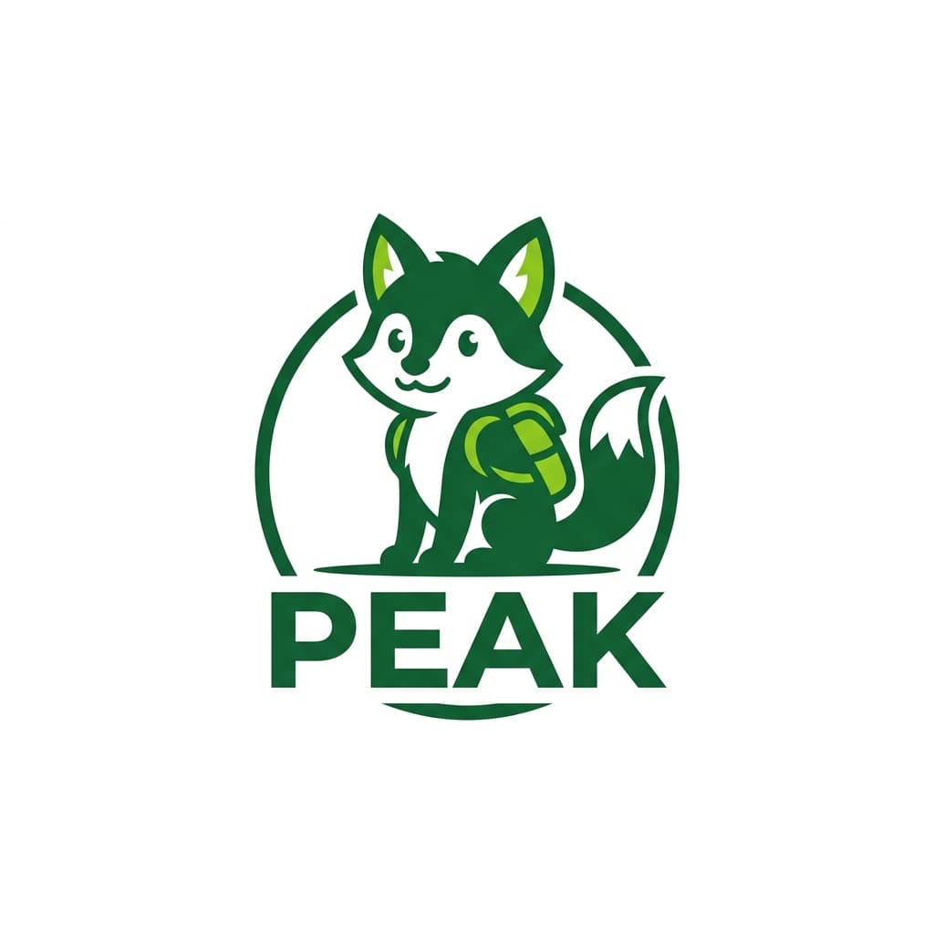 Peak 로고 견본