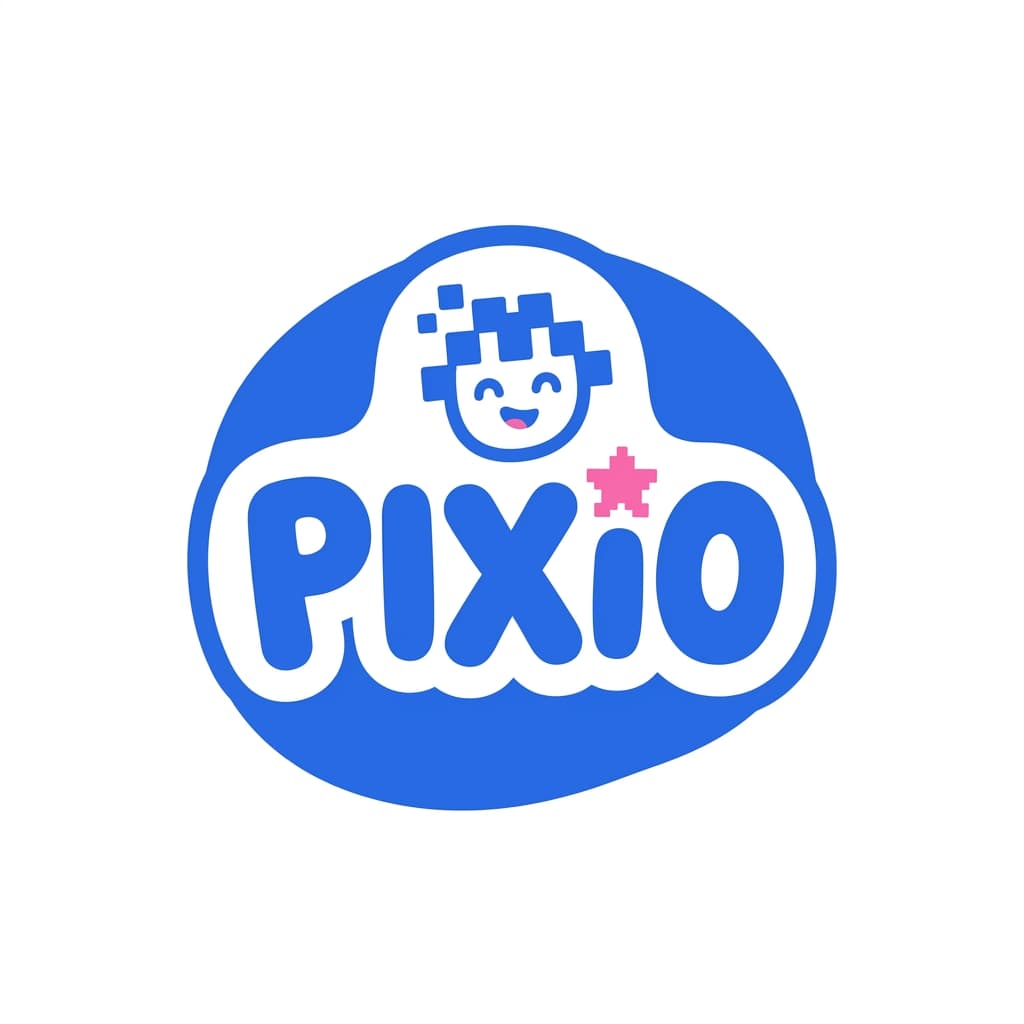 Pixio 로고 견본