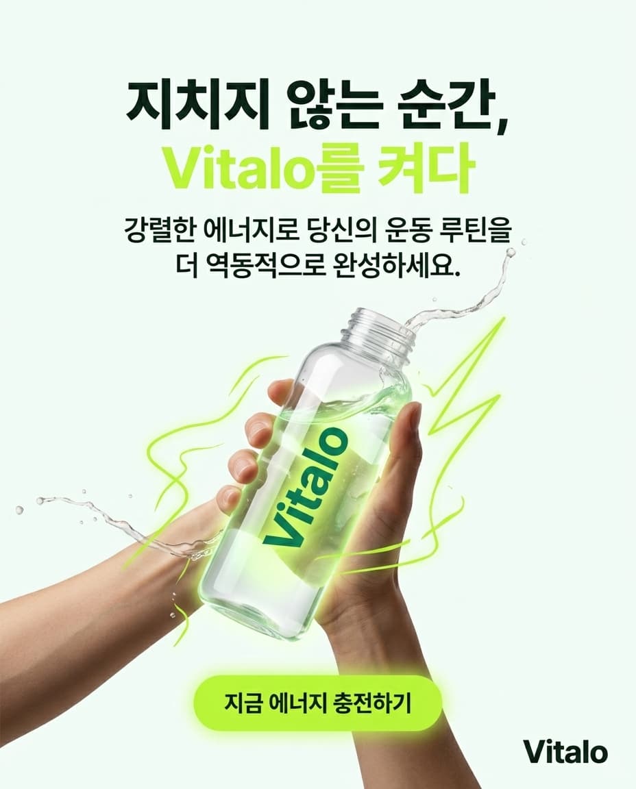 Vitalo SNS 크리에이티브 견본